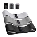 3x Resistance Exercise Hip Bands Set - Stretch Glute Booty Workout Power Loops-0