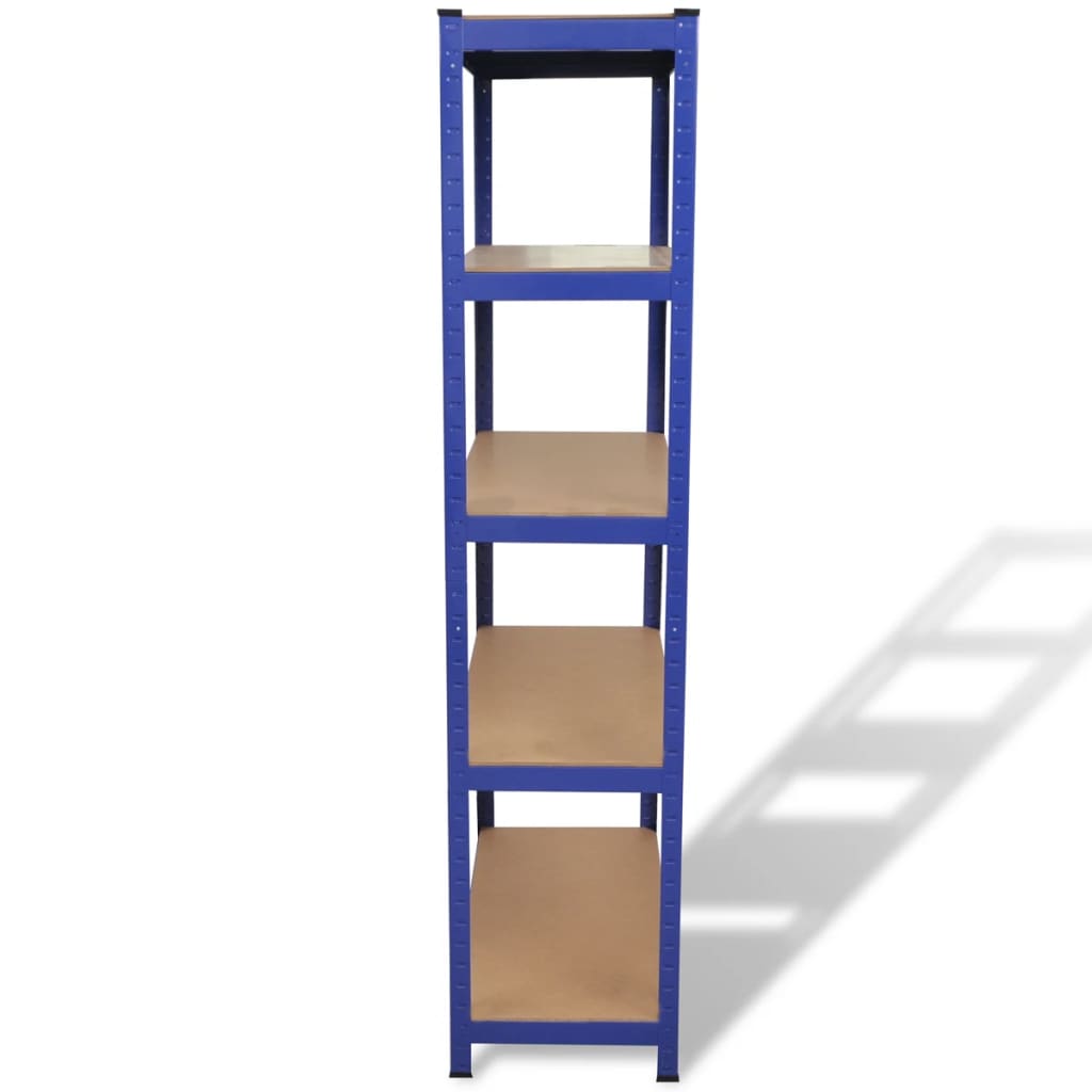 NNEVL Storage Shelf Garage Storage Organizer Blue-1