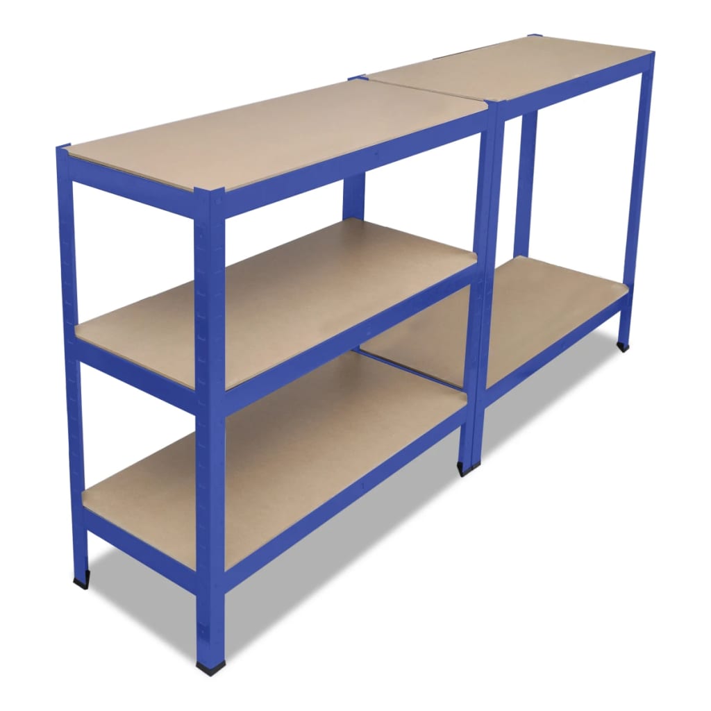 NNEVL Storage Shelf Garage Storage Organizer Blue-2