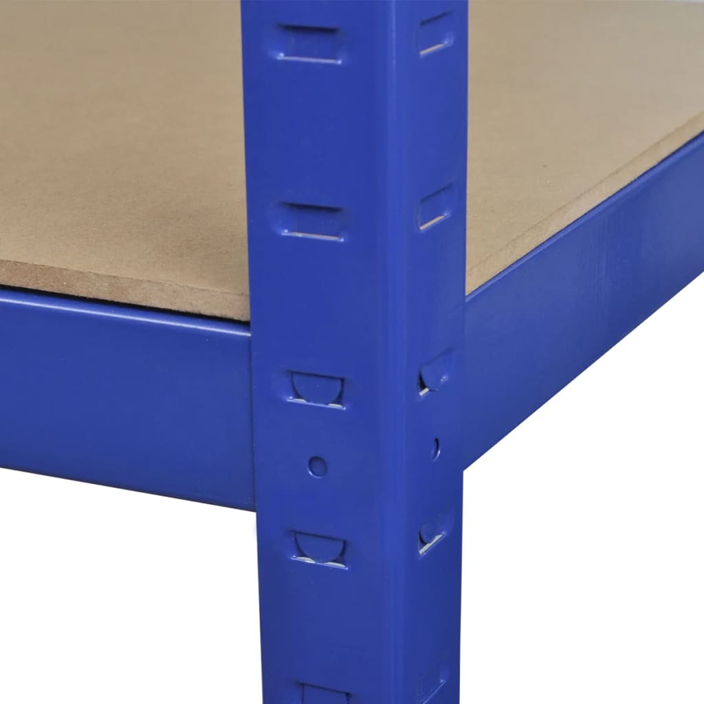 NNEVL Storage Shelf Garage Storage Organizer Blue-4