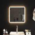 NNEVL LED Bathroom Mirror 50x50 cm-0