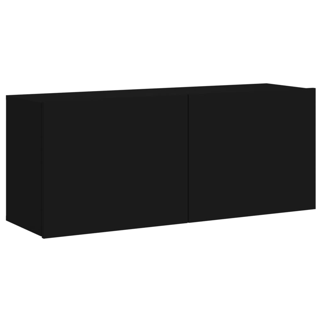 NNEVL TV Cabinet Wall-mounted Black 100x30x41 cm-1