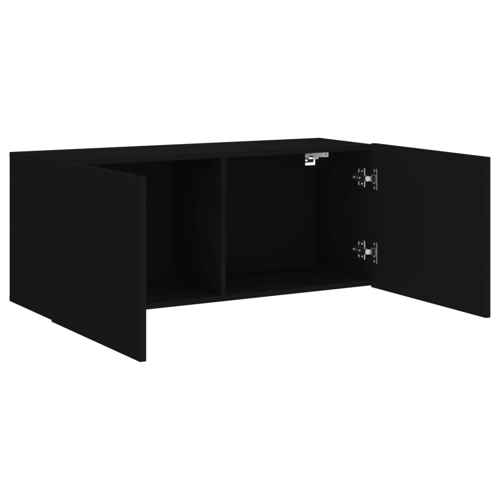 NNEVL TV Cabinet Wall-mounted Black 100x30x41 cm-4