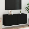NNEVL TV Cabinet Wall-mounted Black 100x30x41 cm-0