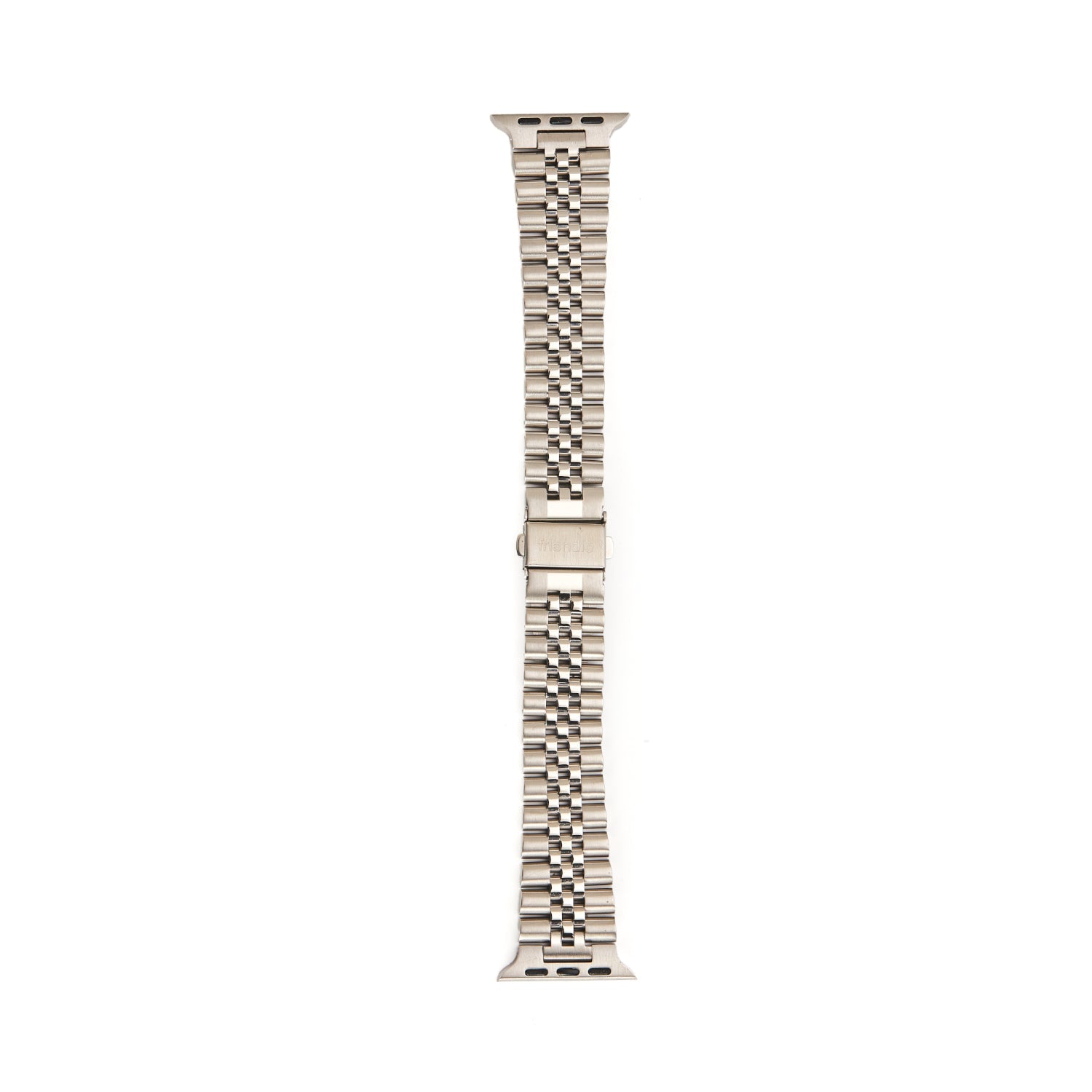 Stainless Steel Link Bracelet Band - The Perth in Silver Small - Compatible with Apple Watch Size 38mm to 41mm-1