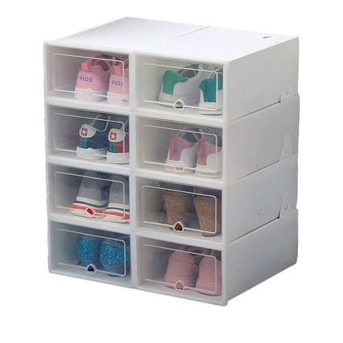 NNEOBA Transparent Shoe Storage Organizer-0