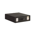Kitchee Foldable Bed Sheet Storage Box - Linen + Closet Organiser Black-0