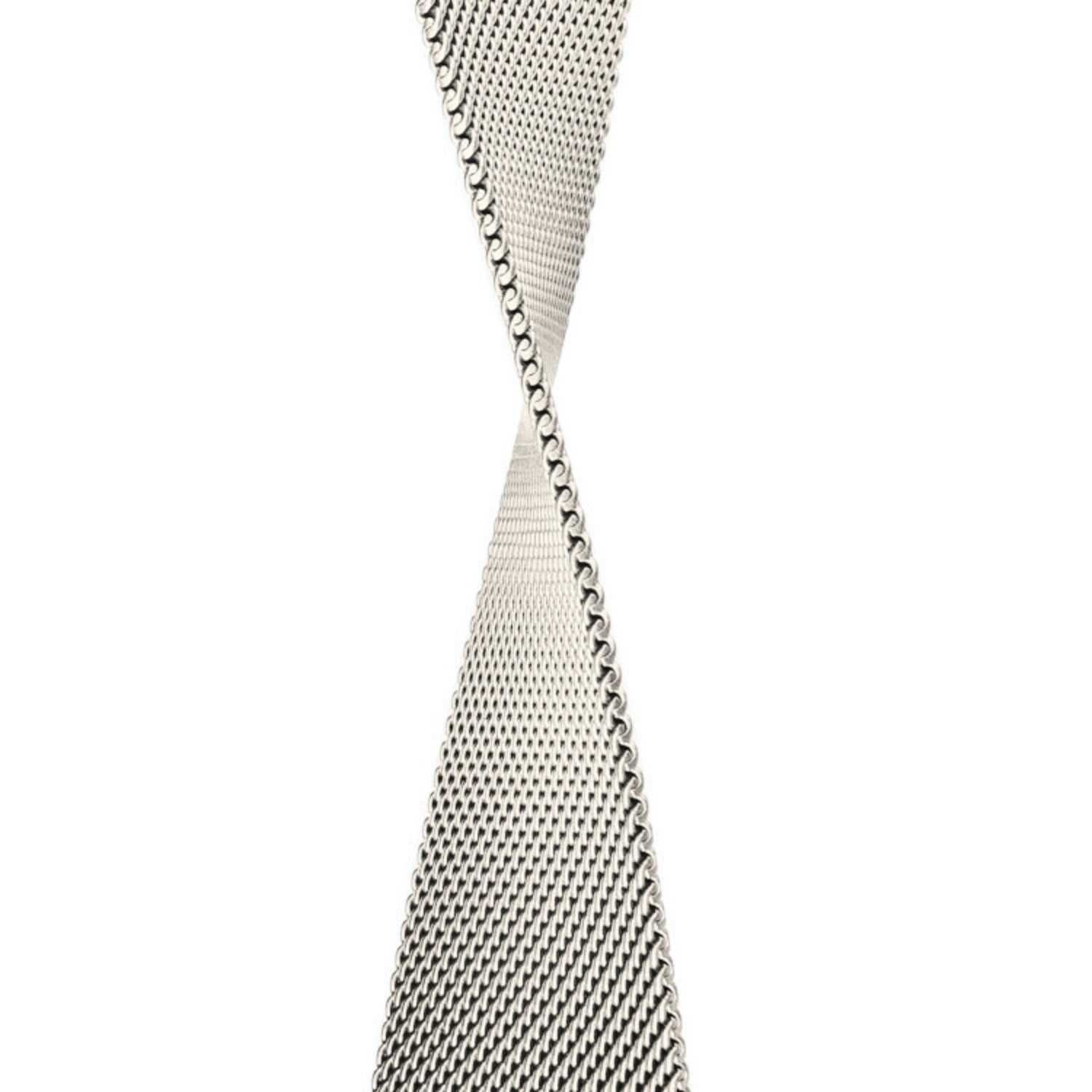 Stainless Steel Link Woven Mesh Infinite Loop Band - The Melbourne in Starlight - Compatible with Apple Watch Size 38mm to 41mm-1