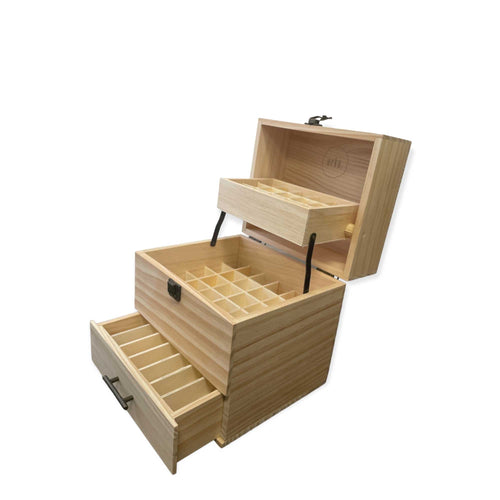 59-Slot 3-Tier Wooden 