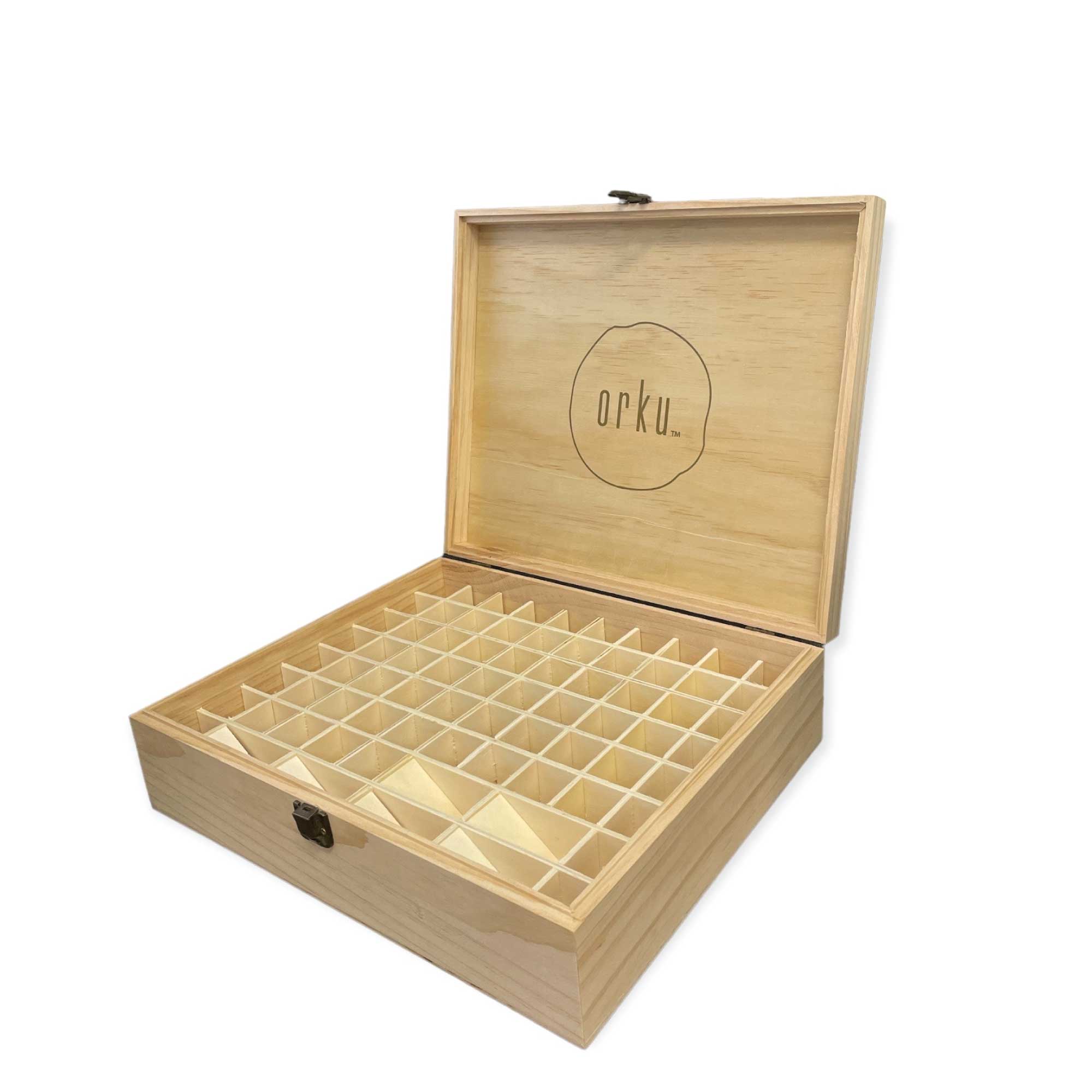 Orku Essential Oil Storage Box Range - 59 or 74 Aromatherapy Bottle Organisers-6
