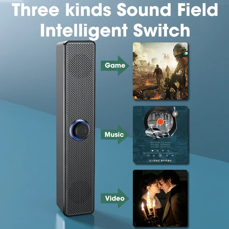 NNEOBA PC Soundbar – Wired Speaker-3