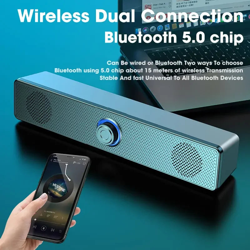 NNEOBA PC Soundbar – Wired Speaker-1