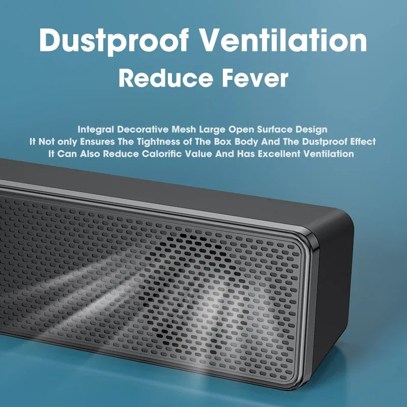 NNEOBA PC Soundbar – Wired Speaker-2