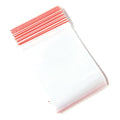 Resealable Food Grade Plastic Bags - Zip Close Clear Snap Clip Seal Bag