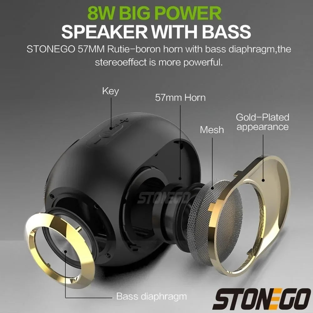 NNEOBA Portable Bluetooth Speaker TWS Stereo Waterproof-1