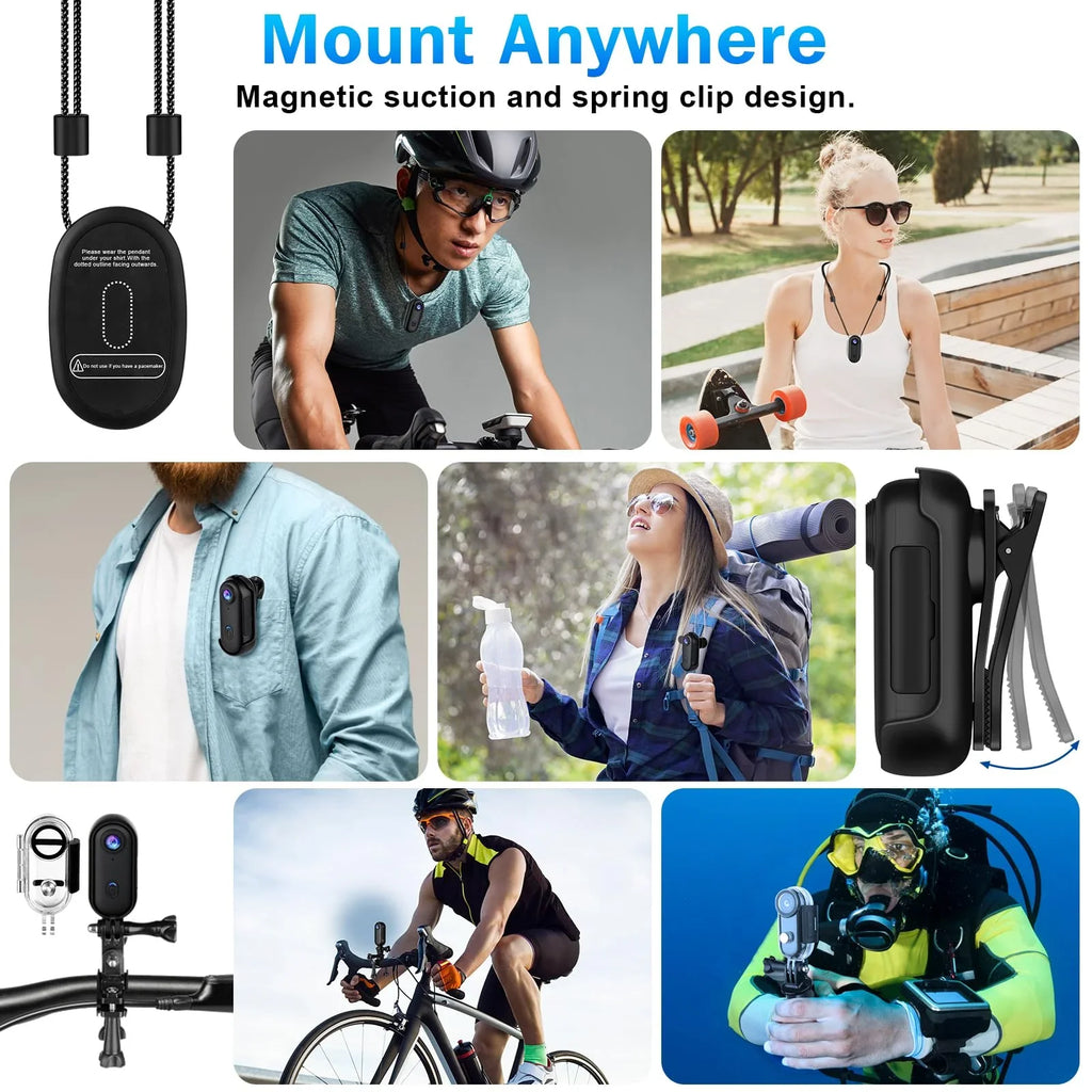 NNEOBA Mini 4K Outdoor Sports Body Camera-3