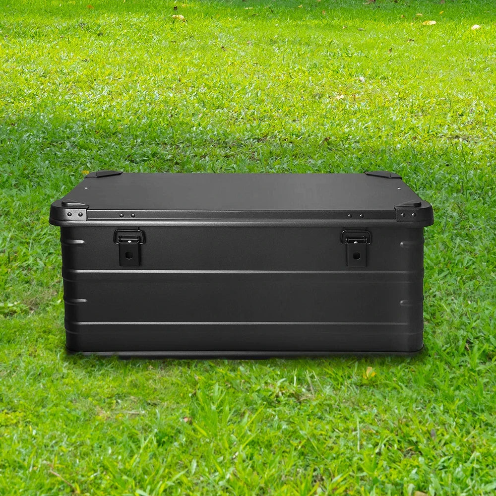 NNEOBA 30L Aluminum Alloy Travel Storage Box Storage Case Black-4
