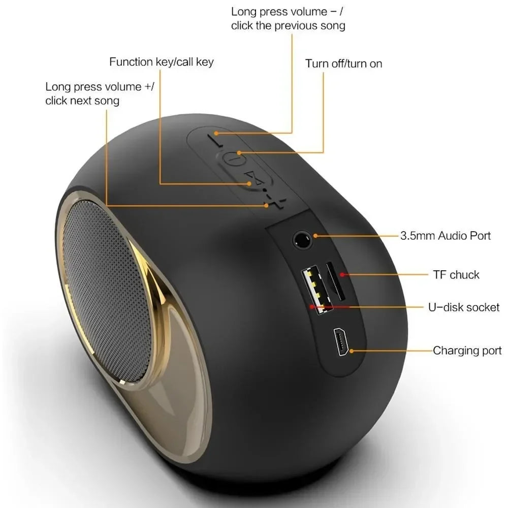 NNEOBA Portable Bluetooth Speaker TWS Stereo Waterproof-4