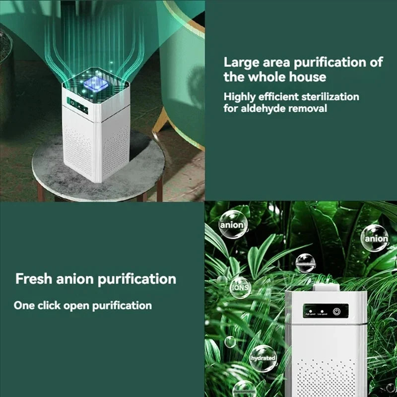 NNEOBA USB Portable Air Purifier with Aromatherapy – Compact Smoke & Odor Filter for Home & Car-3