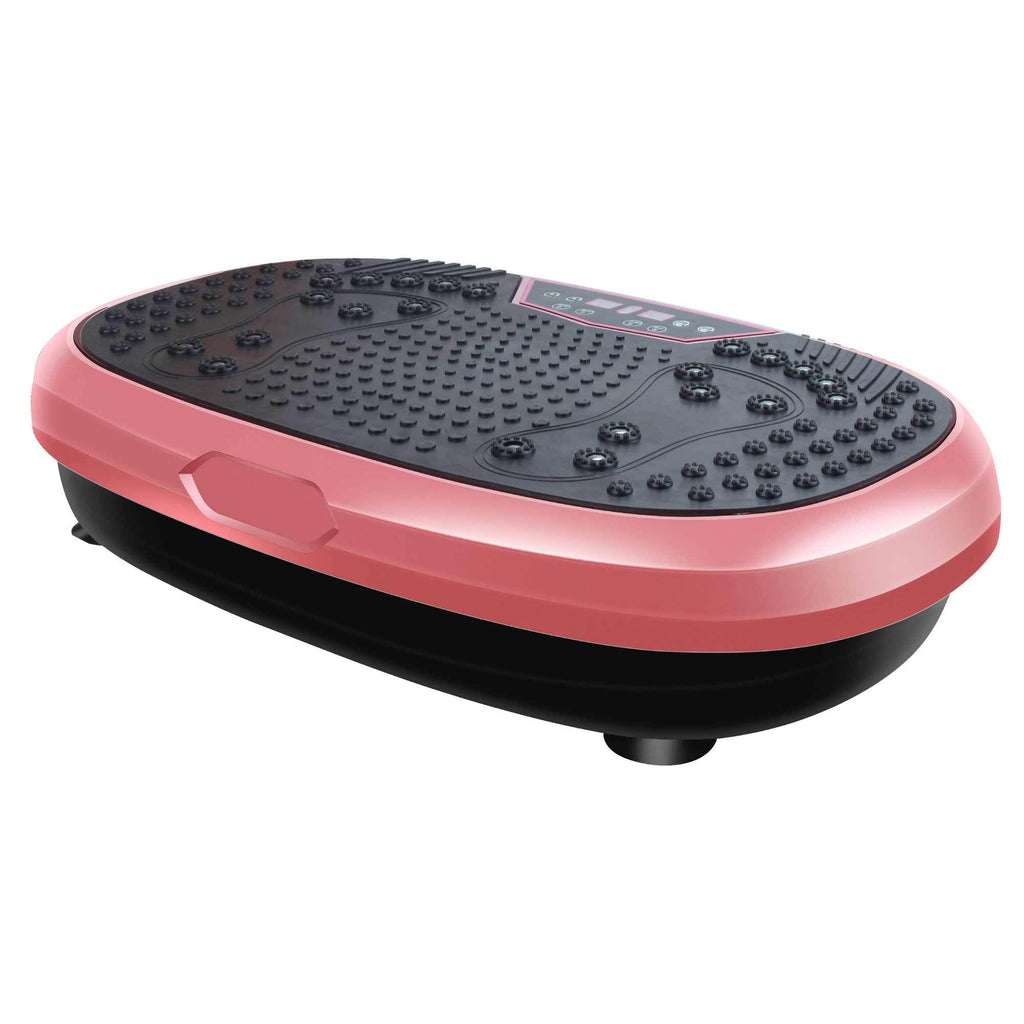 Social Hike 60cm Vibration Plate Machine Full Body Exercise Platform Pink-0