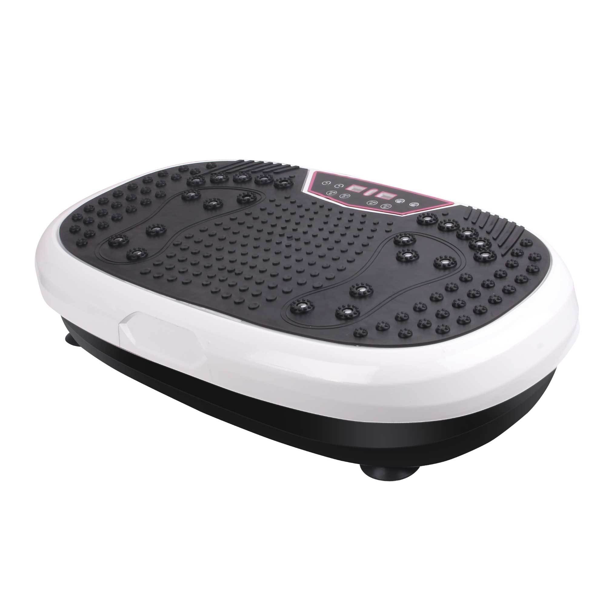 Social Hike 60cm Vibration Plate Machine Full Body Exercise Platform White-0