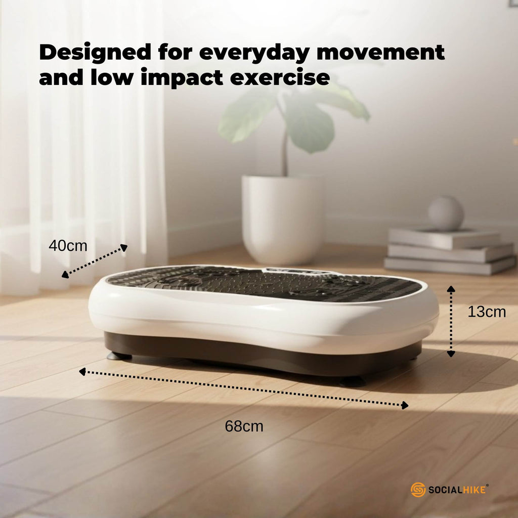 Social Hike 68cm Vibration Machine Exercise Platform Vibrating Workout Plate-3