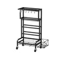 Social Hike Gym Equipment Storage Rack on Wheels - Dumbbells Weights Stand-0