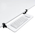 Tooleroo Computer Keyboard Tray Under Desk Clamp On Pull Out 65cm - White-0