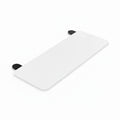 Tooleroo Folding Tray Desk Extender - Clamp-On Table Extension Shelf White-0