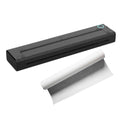Tooleroo Portable A4 Thermal Printer Black + Paper Kit - Wireless and Inkless-0