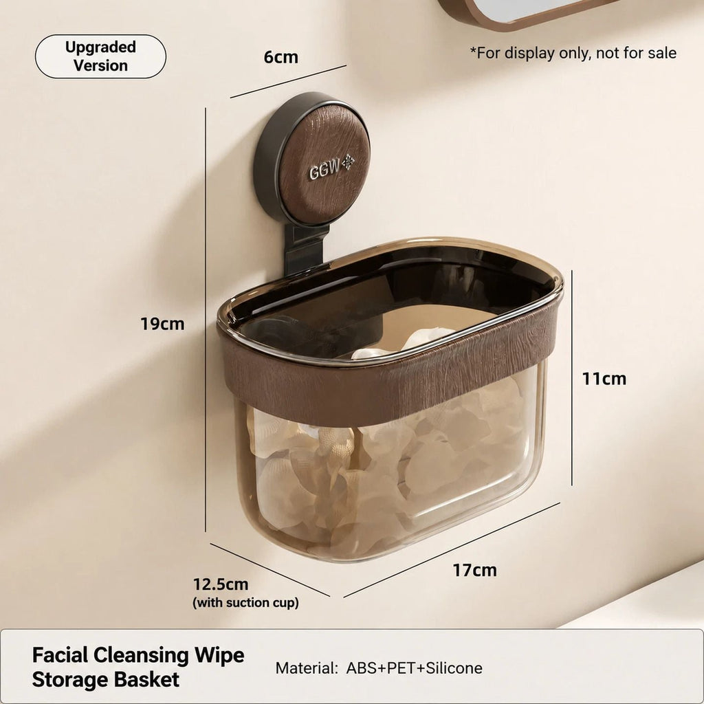 Square Wall Mount Storage Basket-0