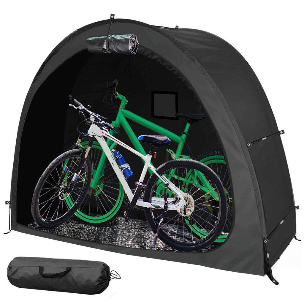 NNEDSZ Bike Cover Storage Tent Durable Waterproof Anti-Dust Foldable Outdoor Tools Storage Shed-0