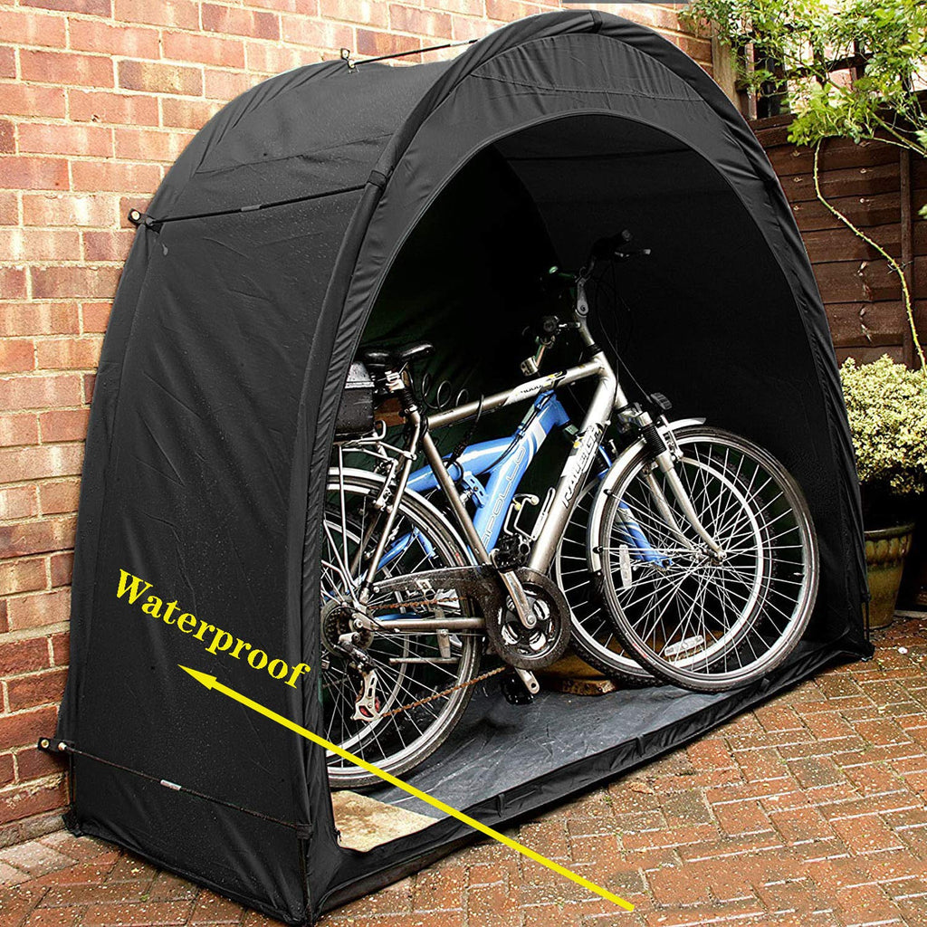 NNEDSZ Bike Cover Storage Tent Durable Waterproof Anti-Dust Foldable Outdoor Tools Storage Shed-4