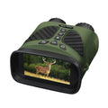NNEDSZ Green Digital Night Vision Binoculars - 3.0'' IPS Screen, 10X Optical Zoom, 2.5K Video Recording, Infrared for 300m Range-0