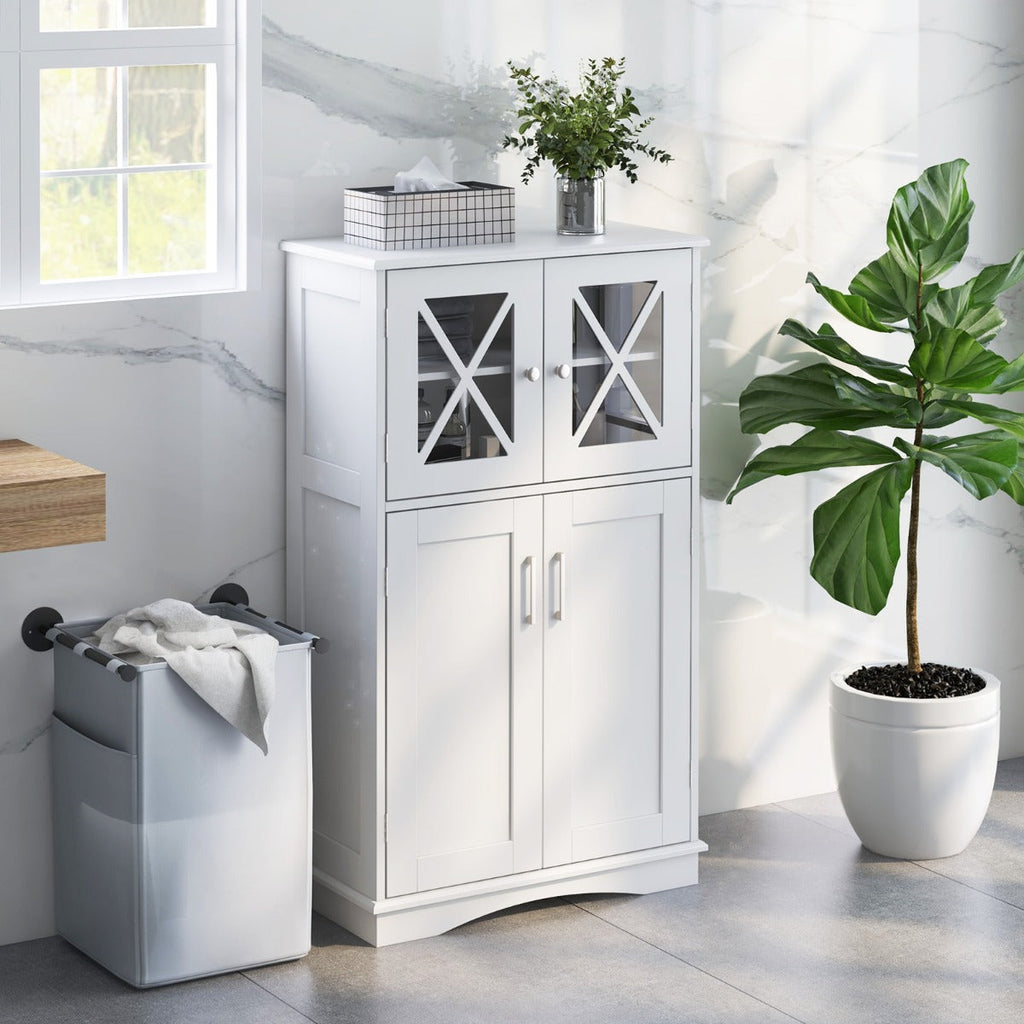 NNECW Bathroom Storage Cabinet with Adjustable Shelves for Bathroom-0