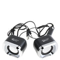 NNEOBA Portable Bass Computer Speakers with Subwoofer (Black)-0