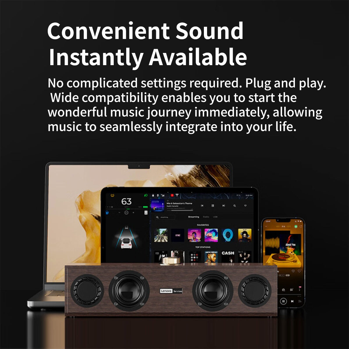 NNETM USB Bluetooth Multimedia Speakers Subwoofer-1