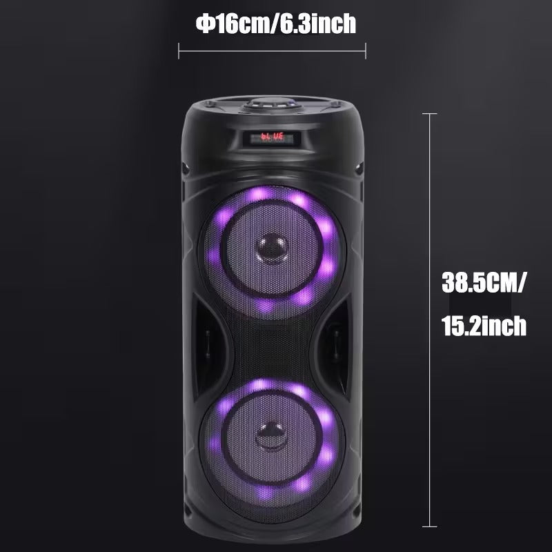 NNETM Large Wireless Speaker with Bass, TWS Stereo Sound-2