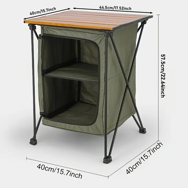 NNETM Storage Cabinet Table Camping-4