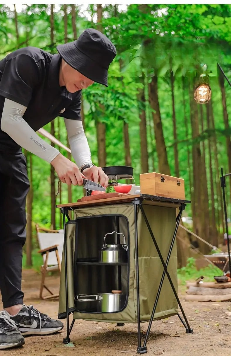 NNETM Storage Cabinet Table Camping-2
