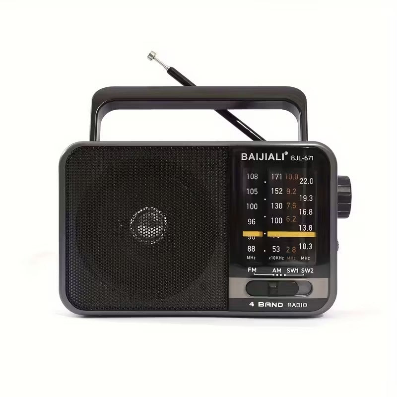 NNETM Portable AM/FM/SW Radio with Voice Recorder-3