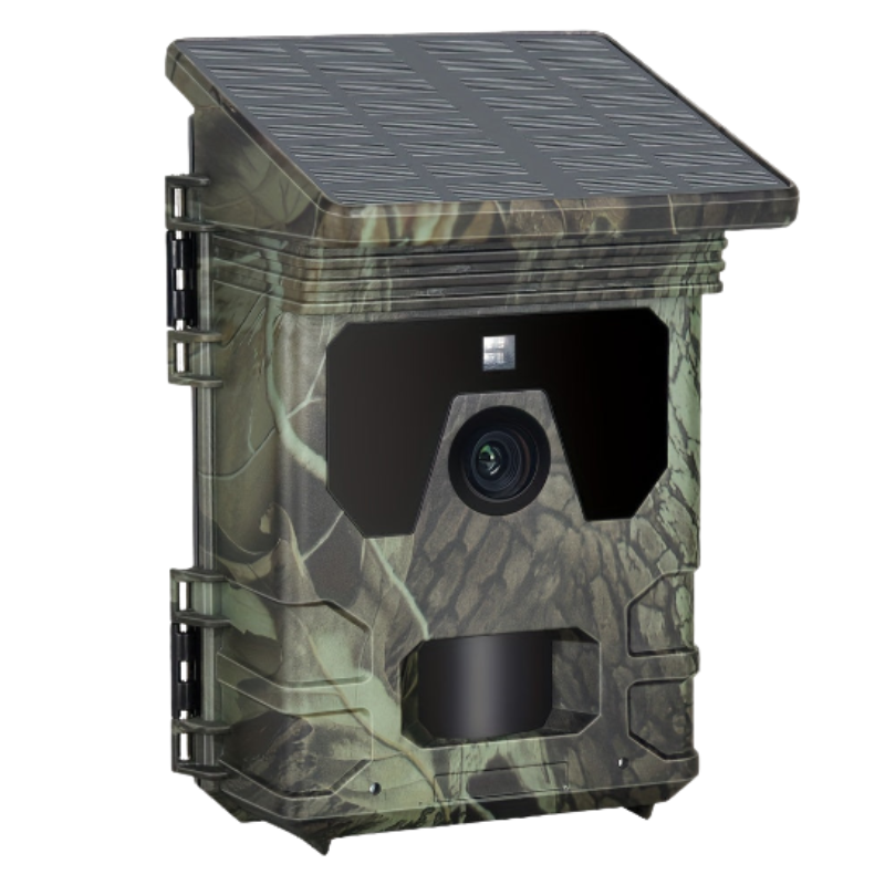 NNETM Solar-Powered 4K Wildlife Trail Cam Hunting Camera-0